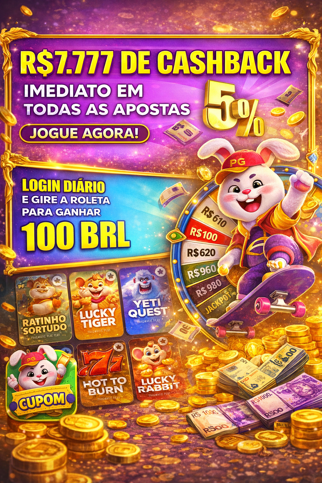 acionar a roleta 