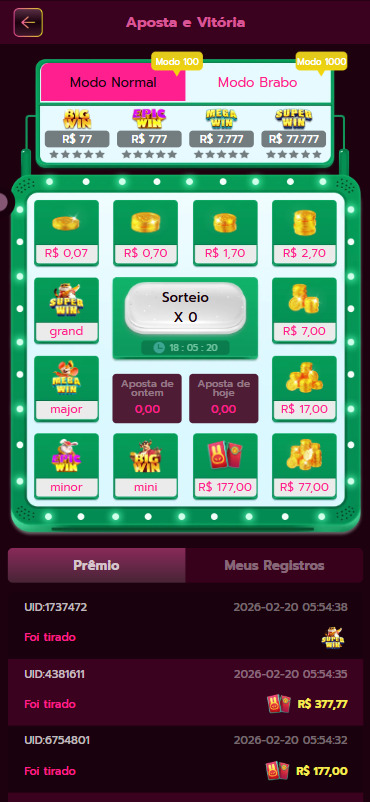 roleta premiada mercado livre 25 anos 
